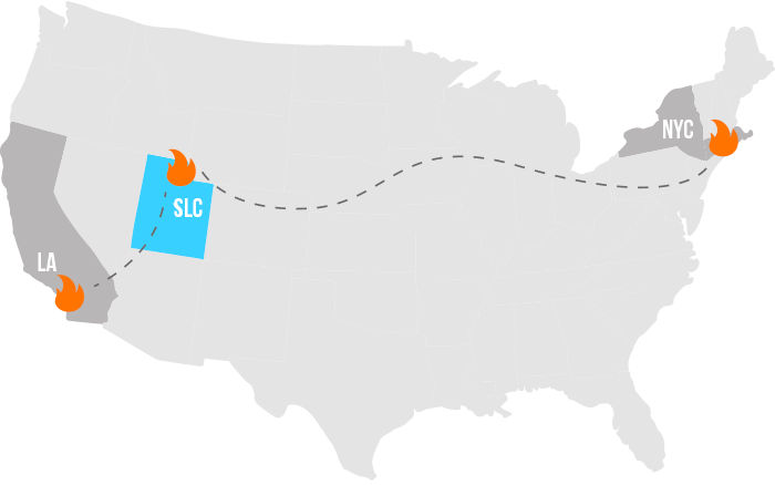 Surefire Event Locations in US